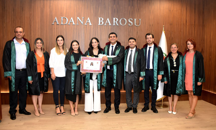 Adana Barosunda 15 Avukat Mesleğe Adım Attı