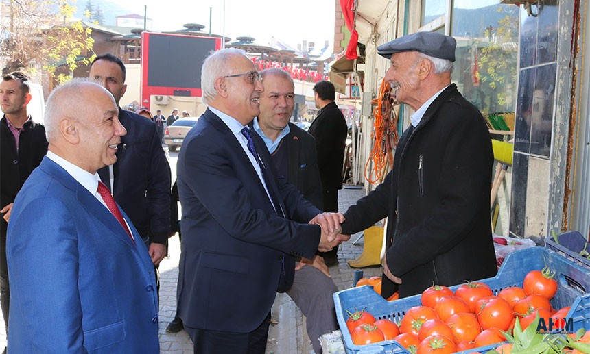 MHP İl Başkanı Yusuf Kanlı İlçeleri Ziyaret Etti