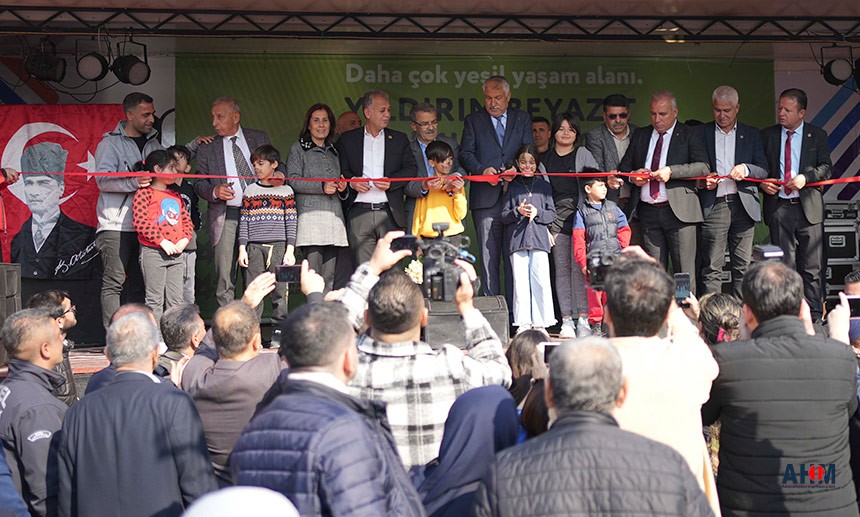 Adana Büyükşehir Belediyesi, Sarıçam’da Yıldırım Beyazıt Parkını açtı