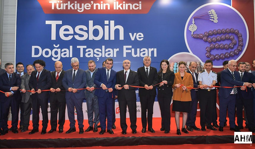 2. Tesbih ve Doğal Taşlar Fuarı Adana'da Açıldı