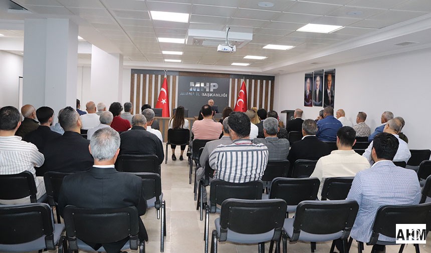 MHP Adana İl Başkanı Yusuf Kanlı, teşkilatları ve tabanı motive eden çalışmaları sürdürüyor.