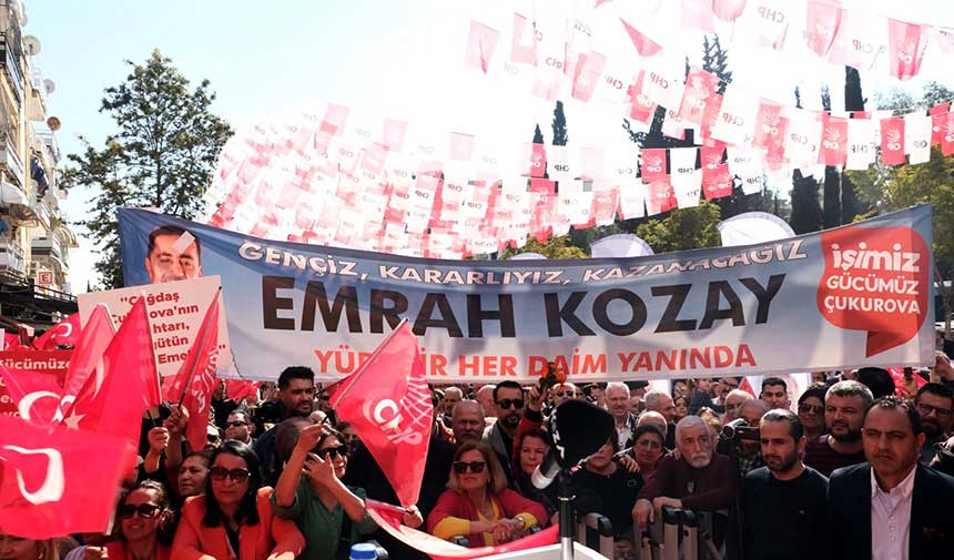 CHP Çukurova Adayı Emrah Kozay'dan SKM'de Gövde Gösterisi