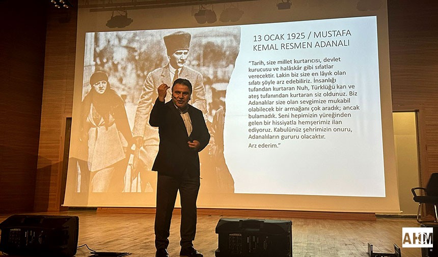 Mehmet Uluğtürkan "Atatürk resmen Adanalıdır"