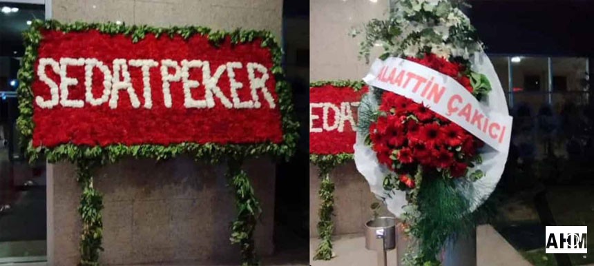 Sedat Peker ve Alaattin Çakıcı düğünde çiçek gönderdi