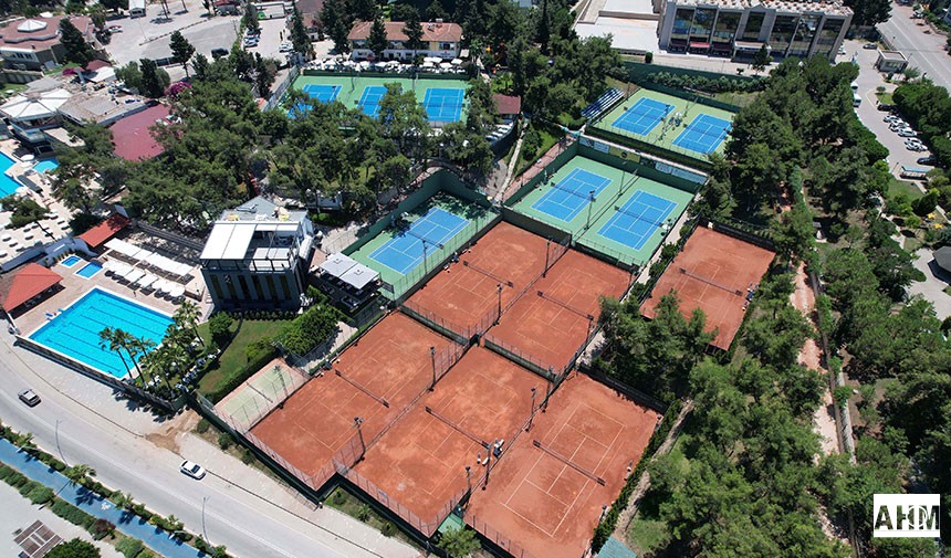 Turnuvanın yapılacağı Adana Tenis, Dağ ve Su Sporları Kulübü 