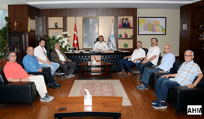 Tabip Odası yönetimi Başkan Kozay'ı da ziyaret etti