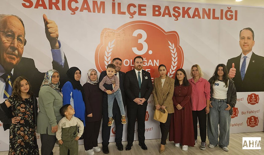 YRP Sarıçam İlçede Cemil Demiryürek Yeniden Başkan