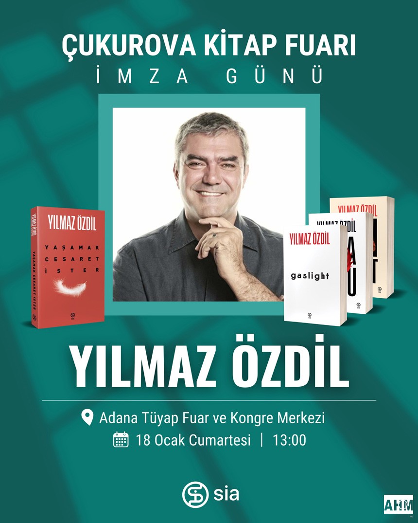 Gazeteci Yazar Yılmaz Özdil, Çukurova Kitap Fuarına Katılacak