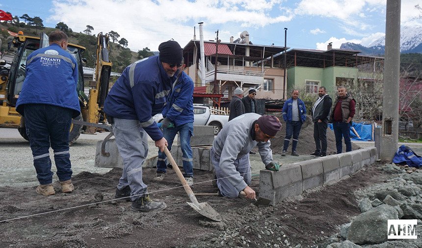 Pozantı’da Sosyal Alan Düzenleme Çalışması