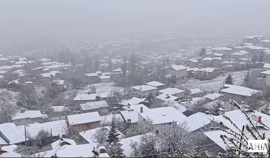 Akçatekir’de "Kar" Sürprizi
