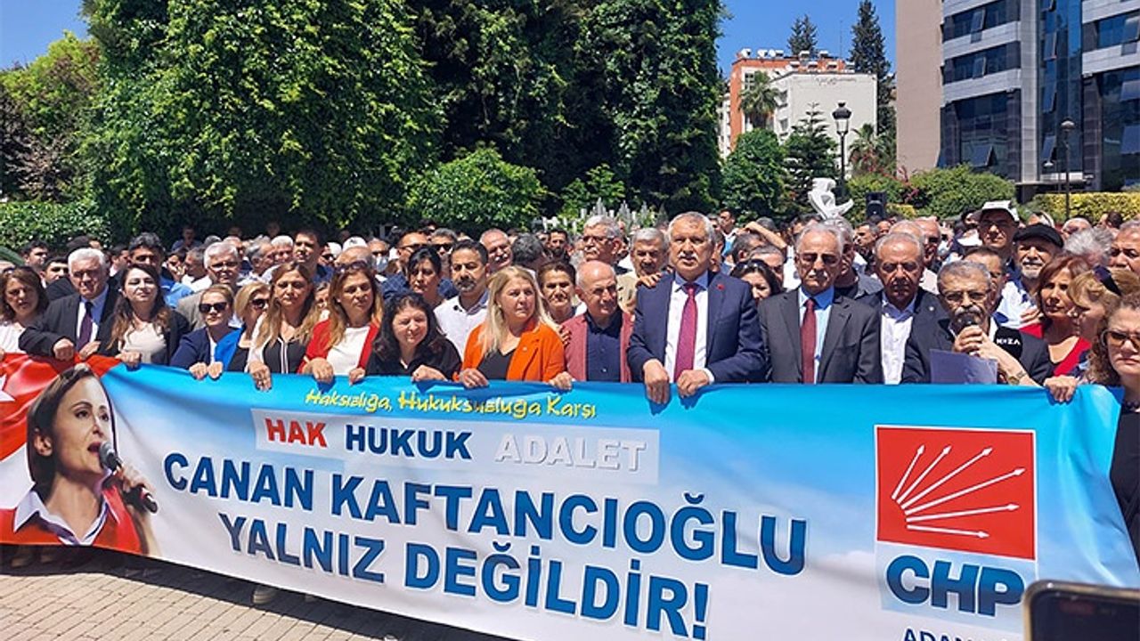 CHP Adana'dan Kaftancıoğlu'na destek