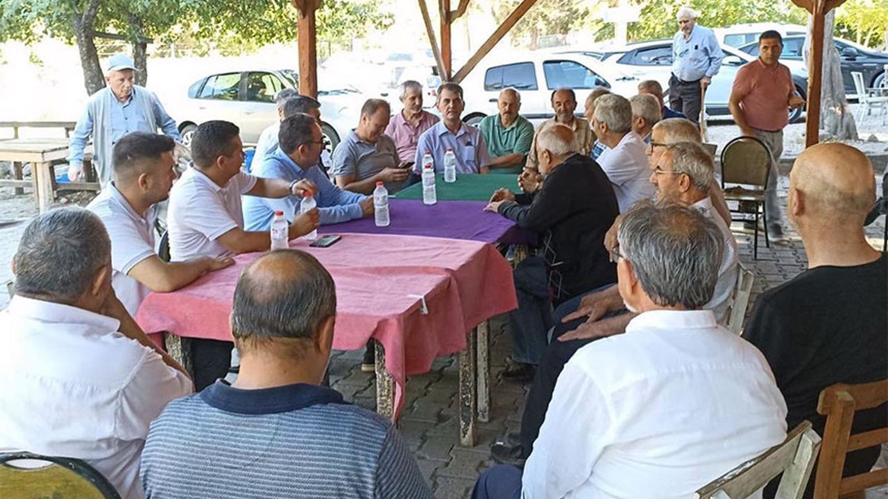 AK Partili Doğru Aladağ'da Vatandaşla Buluştu