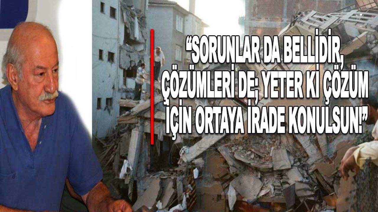 İMO'dan "Marmara Depremi" Açıklaması