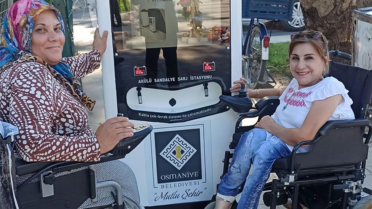 Osmaniye Belediyesinden Engelli Araçları İçin Şarj İstasyonu