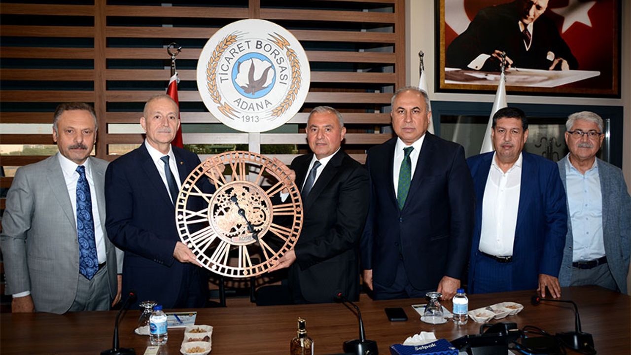 Adana Ticaret Borsası'na "Hayırlı Olsun" Ziyareti