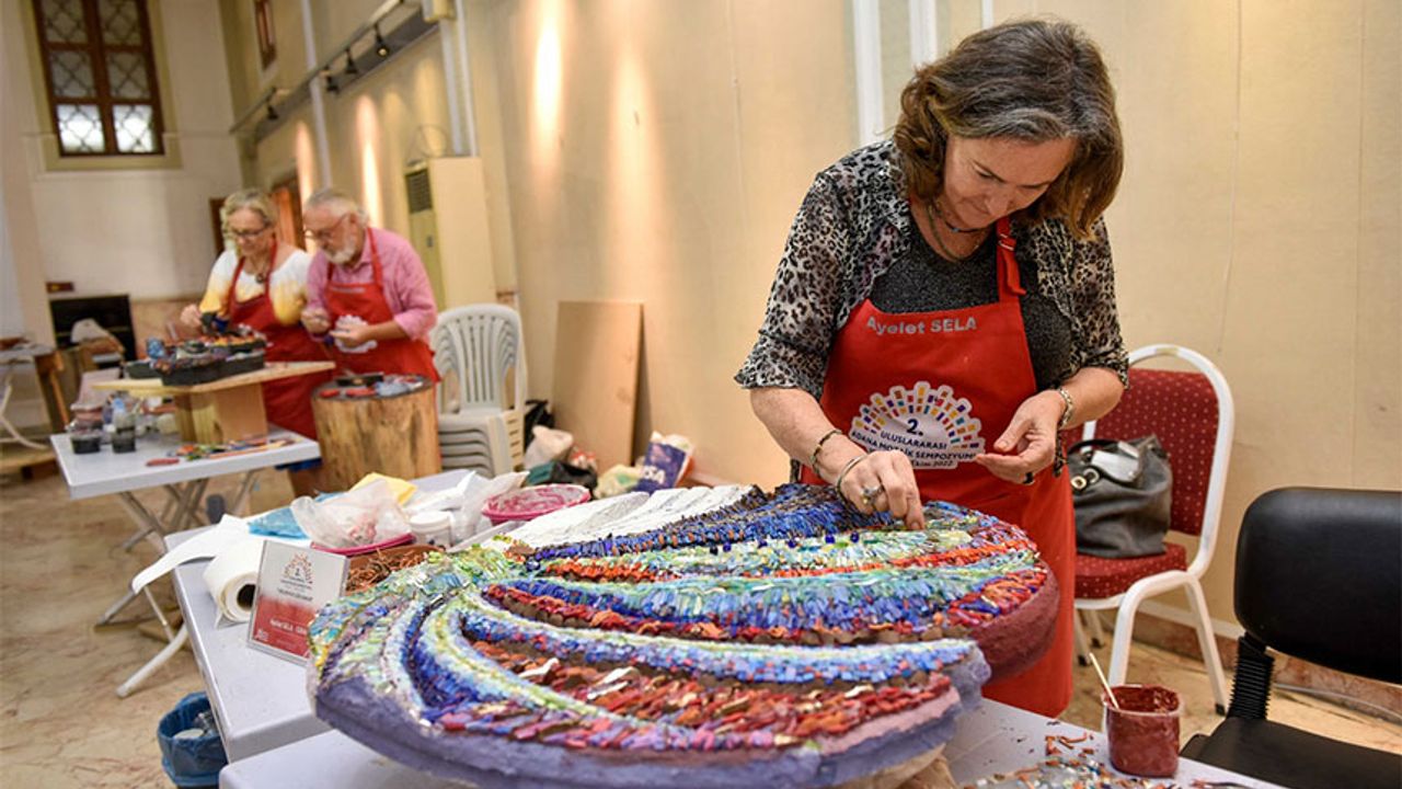 2. Uluslararası Adana Mozaik Sempozyumunda Sergi Zamanı