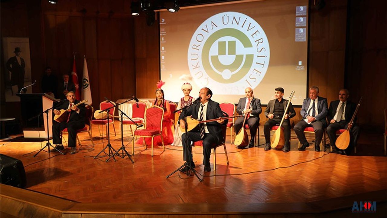 Türkiye’nin Halk Ozanları Çukurova Üniversitesinde Buluştu
