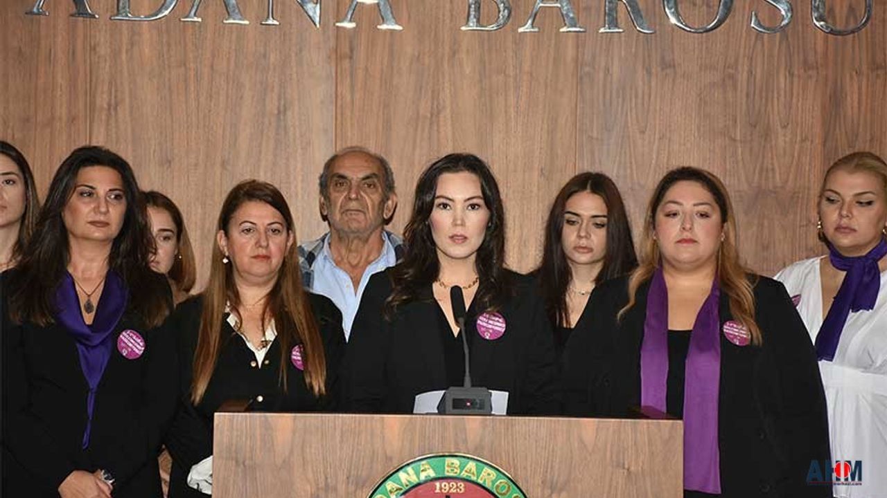 Adana Barosu Kadın Hakları Merkezi Üyeleri Kararlı