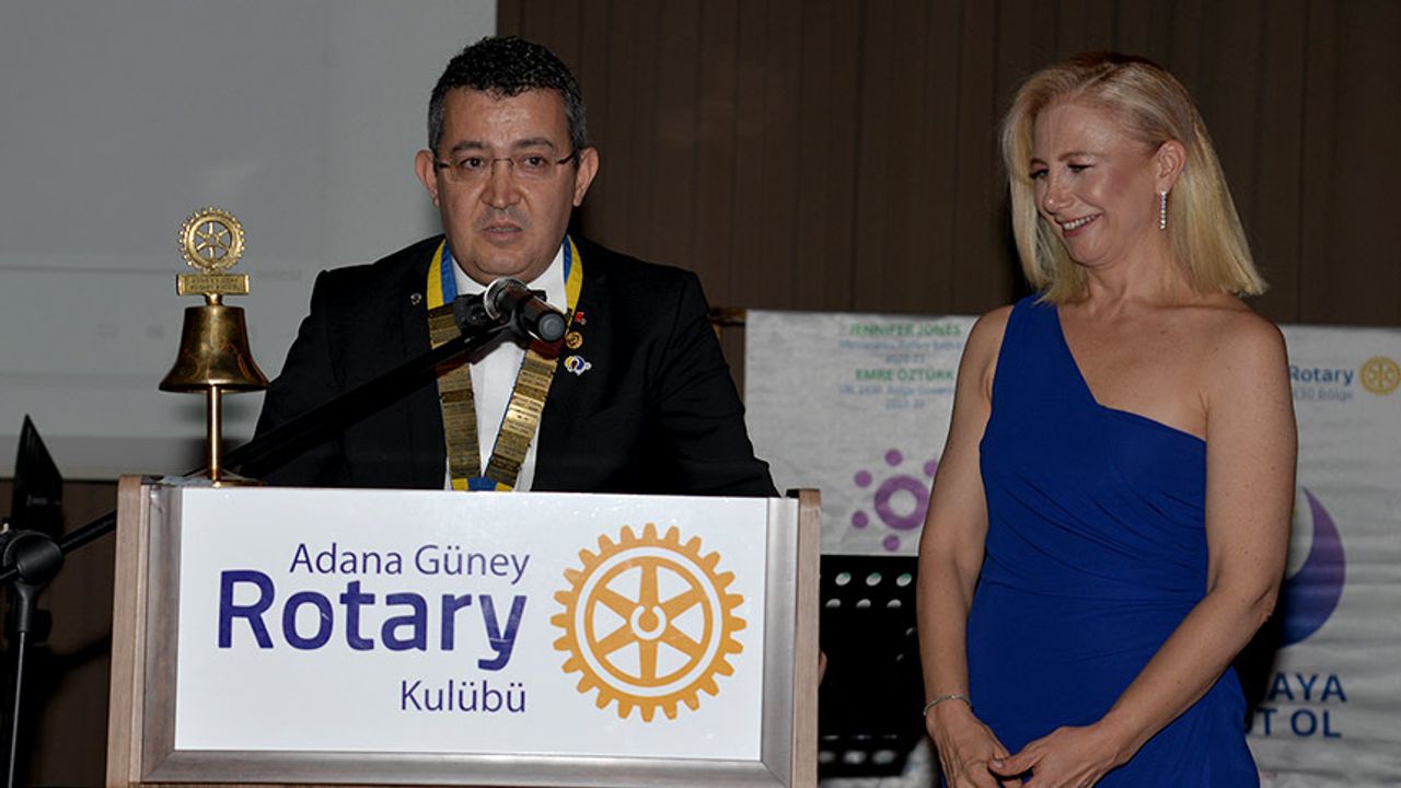 Güney Rotary Kulübü’nde yeni başkan Özgür Pektaş oldu