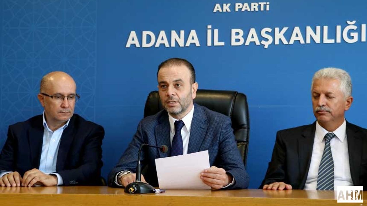 AK Parti Adana'dan Flaş "Gazze" Açıklaması
