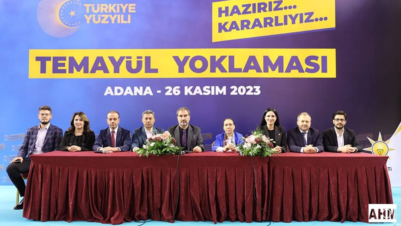 AK Parti Adana'da Teşkilat İçi Temayül Yoklaması Yapıldı