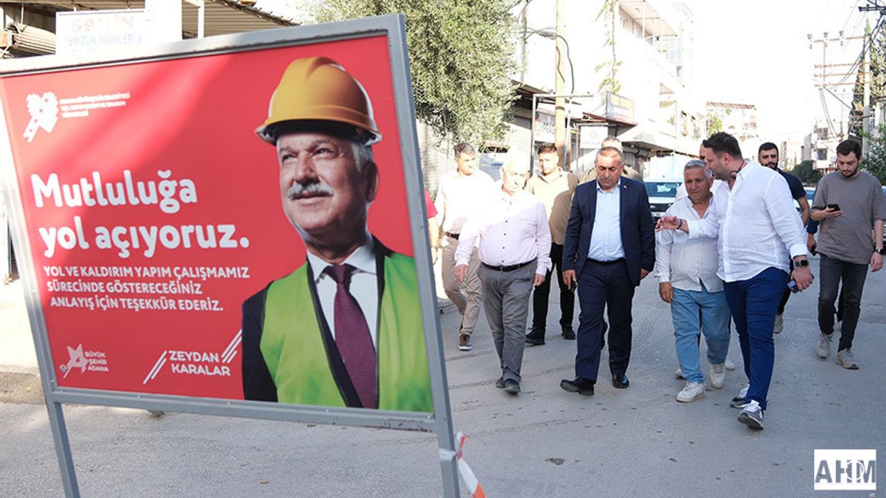 Büyükşehir Belediyesi Mithatpaşa Mahallesi’nde Yol Çalışmalarını Sürdürüyor