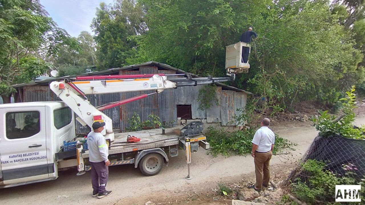 Karataş’ta Park ve Bahçelerde Bahar Mesaisi