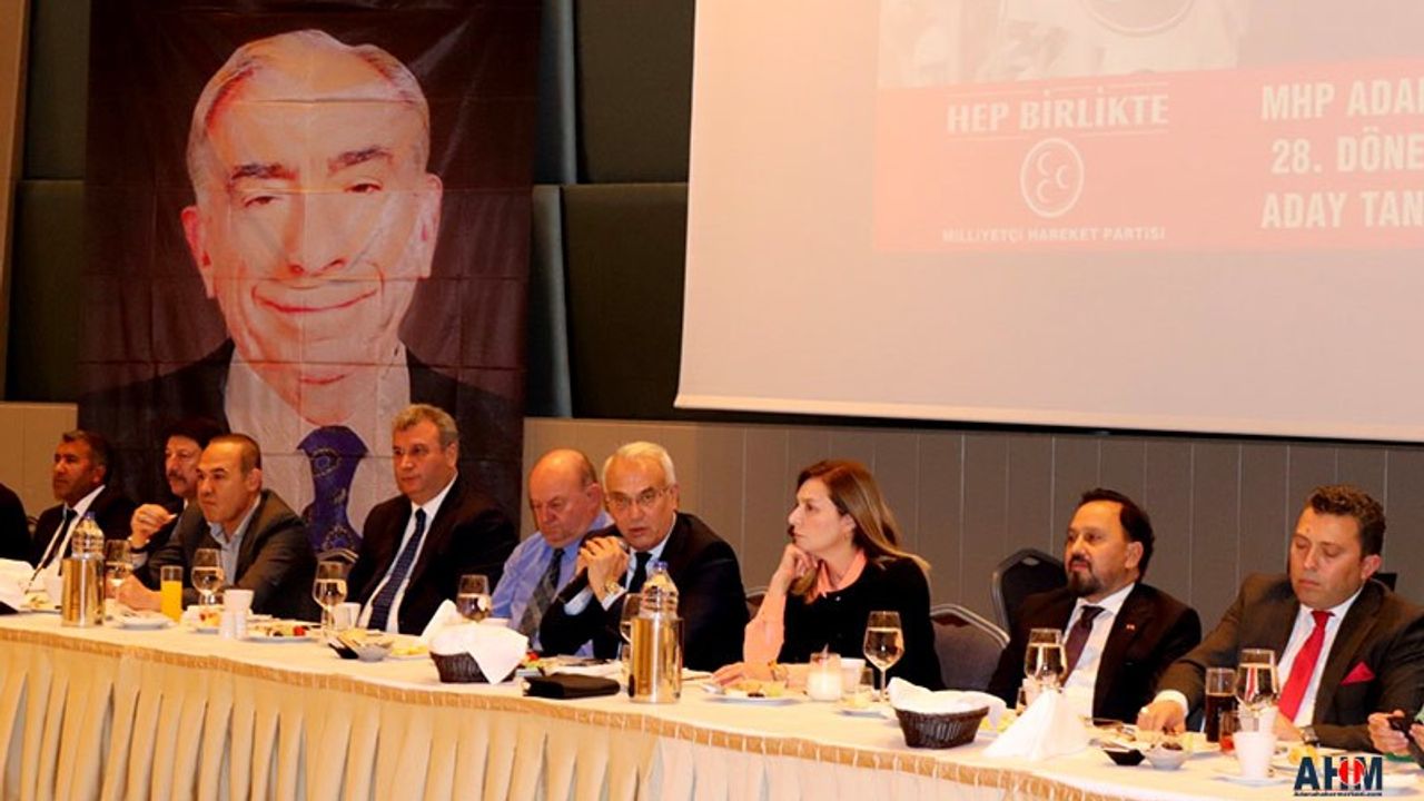 MHP'li Adana Milletvekili Adayları Bazı Gazetecilerle Buluştu!