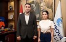 Başkan Emrah Kozay, Sevil Aydar Yıldız'ı Konuk Etti