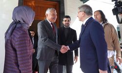 Ahmet Davutoğlu, Başkan Zeydan Karalar’ı ziyaret etti