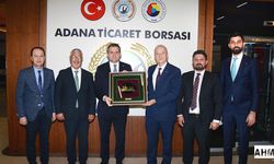 ATB Başkanı Bilgiç, ÇÜ Rektörü Beriş'i Ağırladı