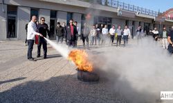 Çukurova'da Afetlere Hazırlık Amacıyla Yangın Tatbikatı Yapıldı