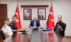 Vali Köşger, Güvenlik Değerlendirme Toplantısına Katıldı