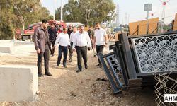 Adana Şehir Hastanesi Önüne Modern Yaya Üst Geçidi Yapımı Sürüyor