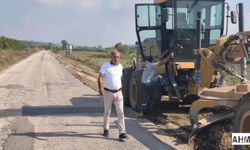 Yumurtalık’ta Yol Genişletme Çalışmaları Devam Ediyor