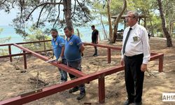 Karataş’ta Kumluk Tabiat Parkı’na Seyir Terası Yapımı Başladı