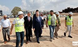 Vali Köşger Yurt İnşaatında İnceleme Yaptı