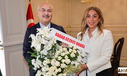 Vali Köşger’den Adana Eczacı Odası Yönetimine Hayırlı Olsun Ziyareti