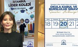 Filiz Kepme'den İstanbul Lider Koleji Bursluluk Sınavına Yoğun Katılıma Teşekkür