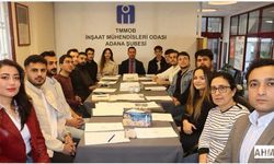 İnşaat Mühendisleri Odası Adana Şubesi’nde genç-İMO Toplantısı