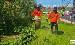Çukurova Belediyesi'nden Park ve Yeşil Alanlarda Yoğun Mesai