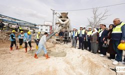Tufanbeyli Halk Ekmek Fabrikası’nın Temeli Atıldı