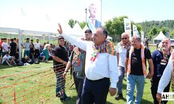 Salbaş Karakucak Güreşleri Renkli ve Heyecanlı Görüntülere Sahne Oldu
