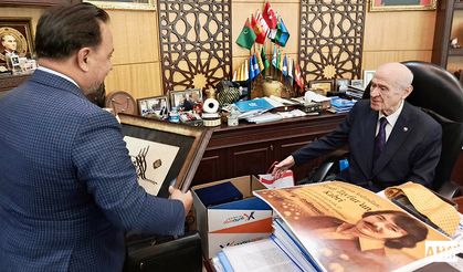 Başkan Bilal Uludağ’dan MHP Lideri Devlet Bahçeli’ye Proje Sunumu
