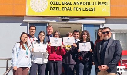 Eral Okulları Öğrencilerine Uluslararası Sertifika