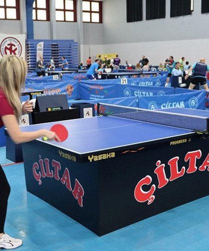 13. Uluslararası Adana Veteranlar Masa Tenisi Turnuvası Nefes Kesti