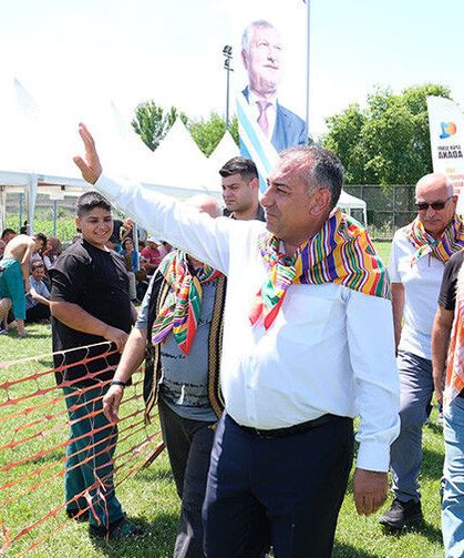 Salbaş Karakucak Güreşleri Renkli ve Heyecanlı Görüntülere Sahne Oldu