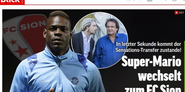 İsviçre Basını: "Super Mario, FC Sion'a transfer oldu"