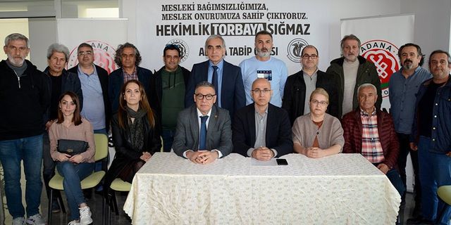 Adana Tabip Odası Başkanı Uzm. Dr. Menteş, “Hekimlik torbaya sığmaz”