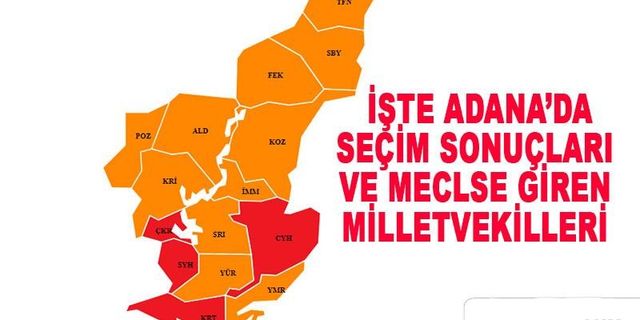Seçim Sona Erdi, İşte Adana'dan meclise Giren Vekiller